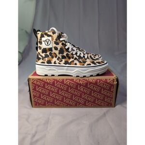 Vans Off The Wall Leopard Platform Sneaker Sentry Wc Women's 8 Men's 6.5 In Box